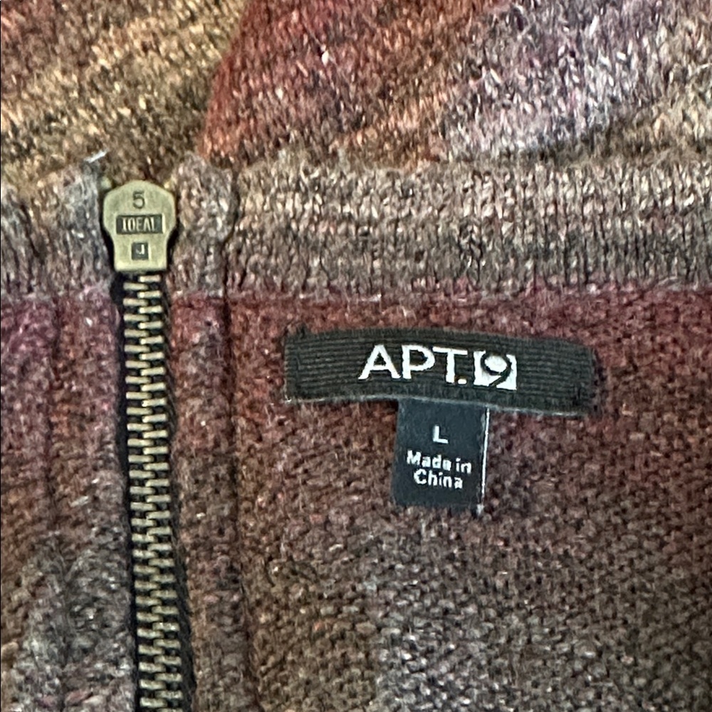 Apt. 9 brown ombre sweater dress.size L - Picture 6 of 6